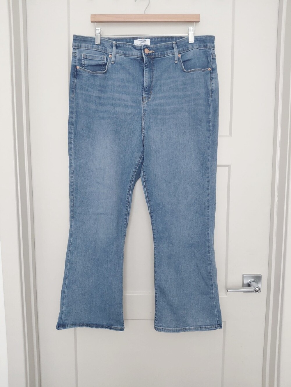 Women’s Light Blue Denim Flared Jeans